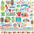 Photo Play Paper - Aloha Collection - 12 x 12 Cardstock Stickers - Elements