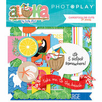 Photo Play Paper - Aloha Collection - Ephemera - Die Cut Cardstock Pieces