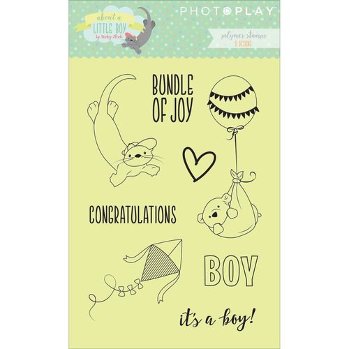 Photo Play Paper - About a Little Boy Collection - Clear Acrylic Stamps
