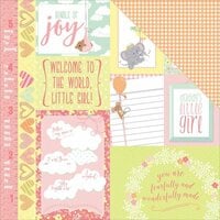 Photo Play Paper - About a Little Girl Collection - 12 x 12 Double Sided Paper - Precious