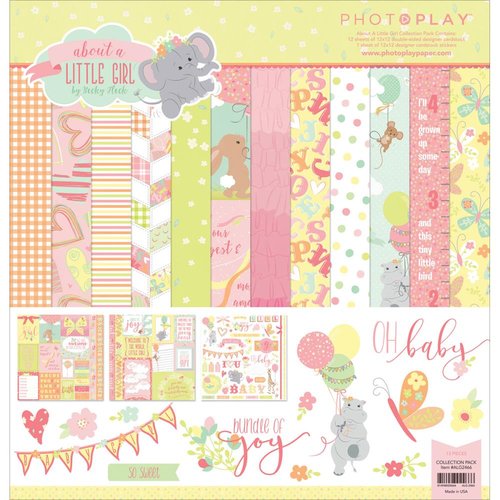 Photo Play Paper - About a Little Girl Collection - 12 x 12 Collection Pack