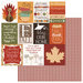 Photo Play Paper - Autumn Orchard Collection - 12 x 12 Double Sided Paper - Thankful