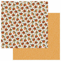 Photo Play Paper - Autumn Orchard Collection - 12 x 12 Double Sided Paper - Grateful