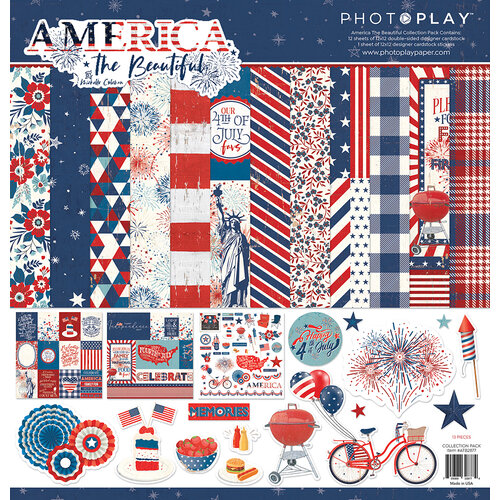 PhotoPlay - America The Beautiful Collection - 12 x 12 Collection Pack