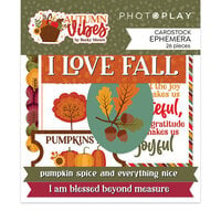 PhotoPlay - Autumn Vibes Collection - Ephemera - Die Cut Cardstock Pieces
