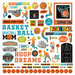 PhotoPlay - MVP Basketball Collection - 12 x 12 Cardstock Stickers - Elements - Boys