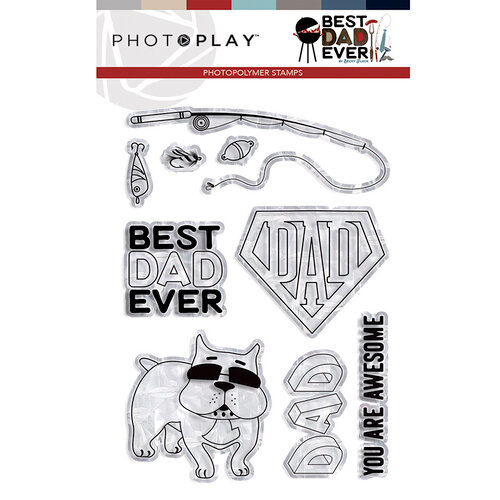 Photo Play Paper - Best Dad Ever Collection - Photopolymer Stamps