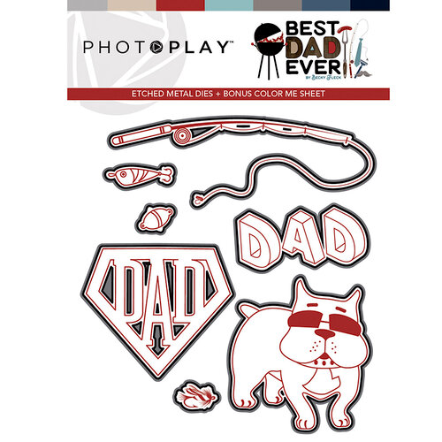 Photo Play Paper - Best Dad Ever Collection - Die Set