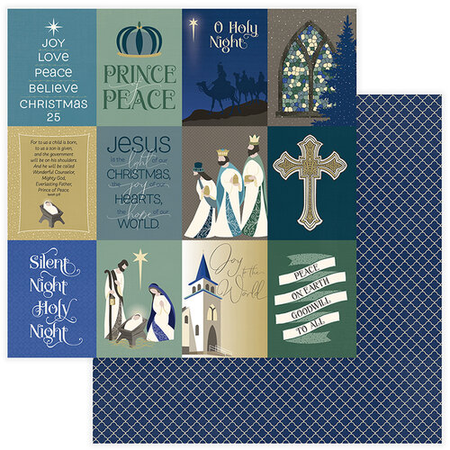 ColorPlay - Bethlehem Collection - Christmas - 12 x 12 Double Sided Paper - Silent Night