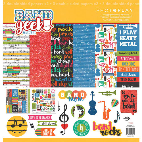 Photo Play Paper - Band Geek Collection - 12 x 12 Collection Pack