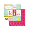 Photo Play Paper - Bloom Collection - 12 x 12 Double Sided Paper - Springtime