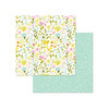 Photo Play Paper - Bloom Collection - 12 x 12 Double Sided Paper - Flower Garden