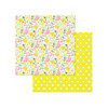 Photo Play Paper - Bloom Collection - 12 x 12 Double Sided Paper - Birds and Bees