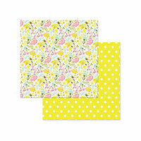 Photo Play Paper - Bloom Collection - 12 x 12 Double Sided Paper - Birds and Bees