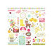 Photo Play Paper - Bloom Collection - 12 x 12 Cardstock Stickers - Elements