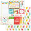 Photo Play Paper - Summer Bucket List Collection - 12 x 12 Double Sided Paper - Fun Day