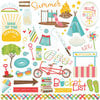 Photo Play Paper - Summer Bucket List Collection - 12 x 12 Cardstock Stickers - Elements - One