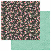 PhotoPlay - Belle Fleur Collection - 12 x 12 Double Sided Paper - Choose Happy