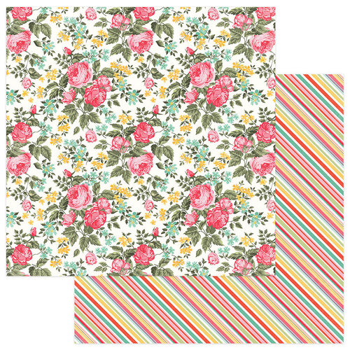 Photo Play Paper - Belle Fleur Collection - 12 x 12 Double Sided Paper - Hello Gorgeous