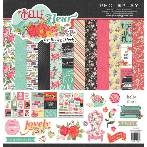 Photo Play Paper - Belle Fleur Collection - 12 x 12 Collection Pack