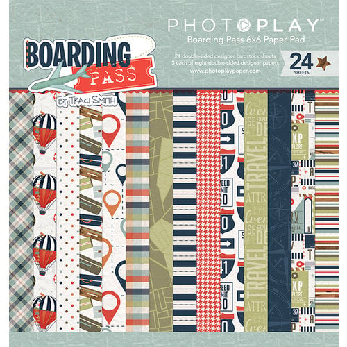 Photo Play Paper - Boarding Pass Collection - 6 x 6 Paper Pad