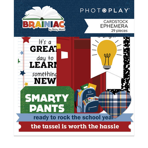 PhotoPlay - Brainiac Collection - Ephemera - Die Cut Cardstock Pieces
