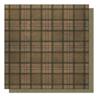 PhotoPlay - The Brave Collection - 12 x 12 Double Sided Paper - Military Plaid