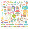 PhotoPlay - Baskets of Bunnies Collection - 12 x 12 Cardstock Stickers - Elements