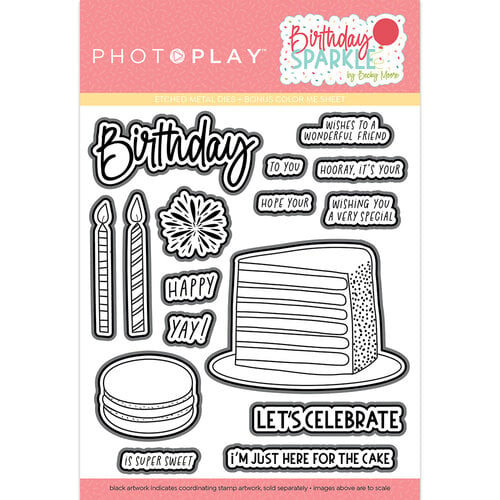 PhotoPlay - Birthday Sparkle Collection - Etched Dies