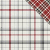 Photo Play Paper - Mad 4 Plaid Collection - Tailored - 12 x 12 Double Sided Paper - Tattersall