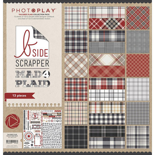 Photo Play Paper - Mad 4 Plaid Collection - Tailored - 12 x 12 Collection Pack