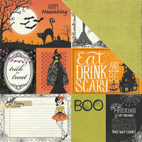 Photo Play Paper - Bootiful Collection - Halloween - 12 x 12 Double Sided Paper - Cards
