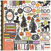 Photo Play Paper - Bootiful Collection - Halloween - 12 x 12 Cardstock Stickers - Elements