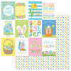 Photo Play Paper - Bunny Trail Collection - 12 x 12 Double Sided Paper - Hoppy Easter