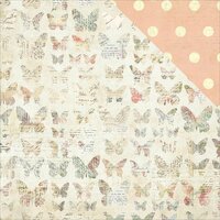 Photo Play Paper - Belle Vie Collection - 12 x 12 Double Sided Paper - Butterflies