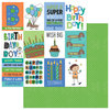 Photo Play Paper - Birthday Boy Wishes Collection - 12 x 12 Double Sided Paper - Wish Big