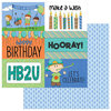 Photo Play Paper - Birthday Boy Wishes Collection - 12 x 12 Double Sided Paper - It's Your Day