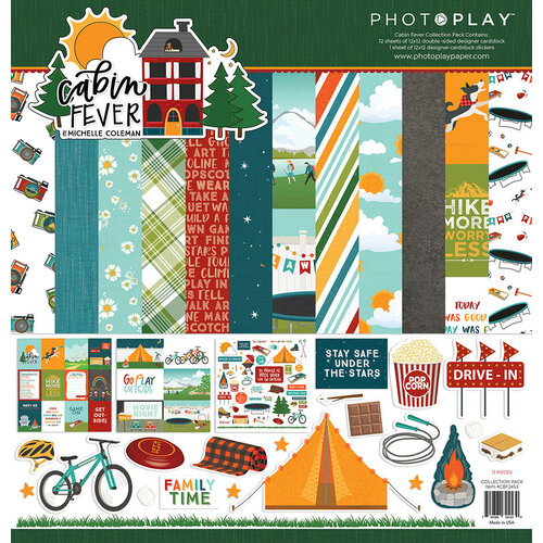 PhotoPlay - Cabin Fever Collection - 12 x 12 Collection Pack