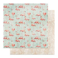 PhotoPlay Paper - Coco Paradise Collection - 12 x 12 Double Sided Paper - Let'S Flamingle