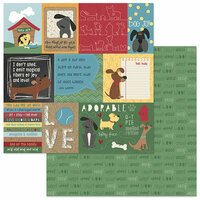 Photo Play Paper - Cooper and Friends Collection - 12 x 12 Double Sided Paper - Good Dog