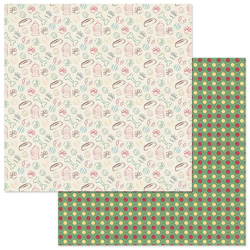Photo Play Paper - Cooper and Friends Collection - 12 x 12 Double Sided Paper - Go Fetch