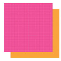 PhotoPlay - Tulla and Norbert's Christmas Party Collection - 12 x 12 Double Sided Paper - Solids - Pink and Orange
