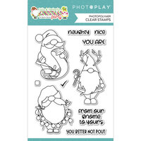 PhotoPlay - Tulla and Norbert's Christmas Party Collection - Clear Photopolymer Stamps - Gnomies