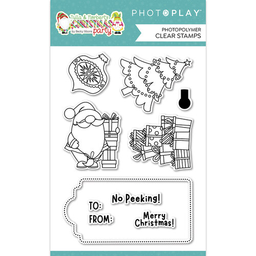 PhotoPlay - Tulla and Norbert's Christmas Party Collection - Clear Photopolymer Stamps - Christmas Morning