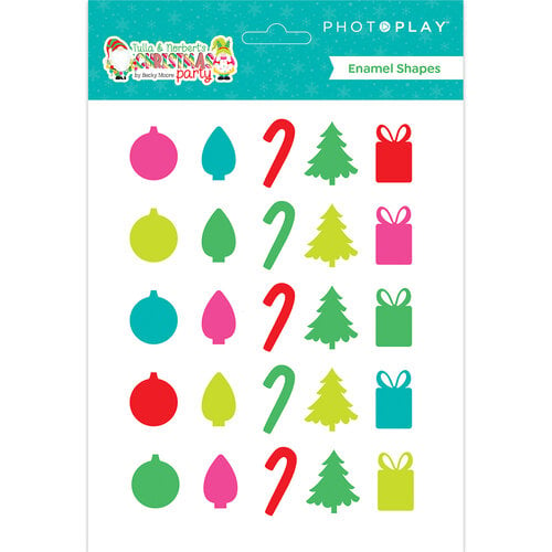 PhotoPlay - Tulla and Norbert's Christmas Party Collection - Enamel Shapes