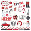 PhotoPlay - Christmas Cheer Collection - 12 x 12 Cardstock Stickers - Elements