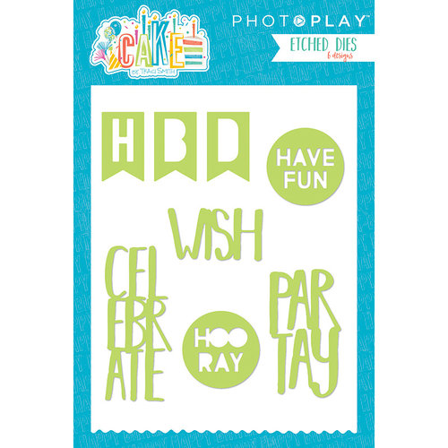 Photo Play Paper - Cake Collection - Designer Dies - Words