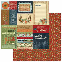 PhotoPlay - Campfire Collection - 12 x 12 Double Sided Paper - Around the Campfire