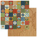 Photo Play Paper - Campfire Collection - 12 x 12 Double Sided Paper - Badges