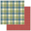 PhotoPlay - Campfire Collection - 12 x 12 Double Sided Paper - Flannel Shirt